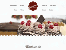 Tablet Screenshot of colarussosbakery.com